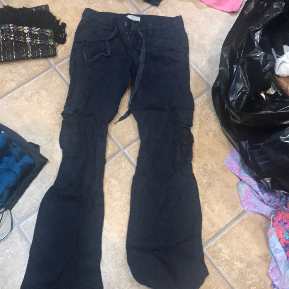 Flowy navy pants